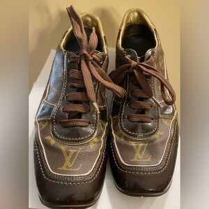 Louis Vuitton Globe Trotter Sneakers SZ38.5